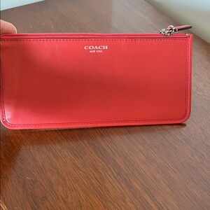 Coach Vibrant Leather Clutch